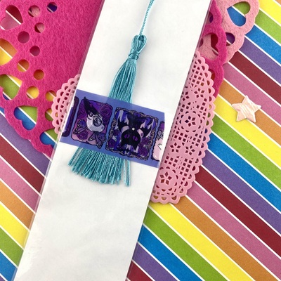 Nova hearts thin bookmark 