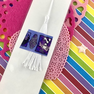 Lingerie thin bookmark 