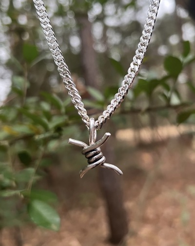 Barbed Wire Necklace