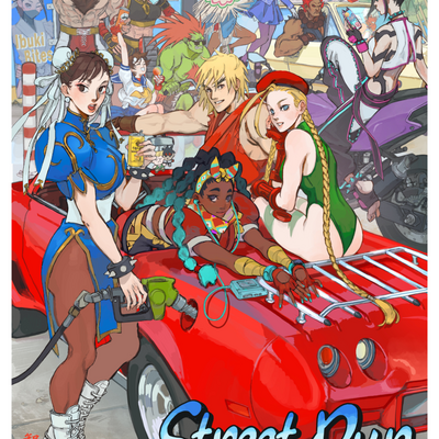 Street run mega poster