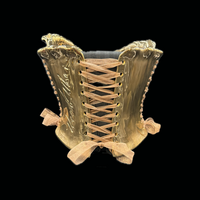 Gold Spindle 4 piece wearable ceramic corset by: Nicole Moan  - Thumbnail 4