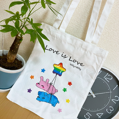 Love is love tote bag
