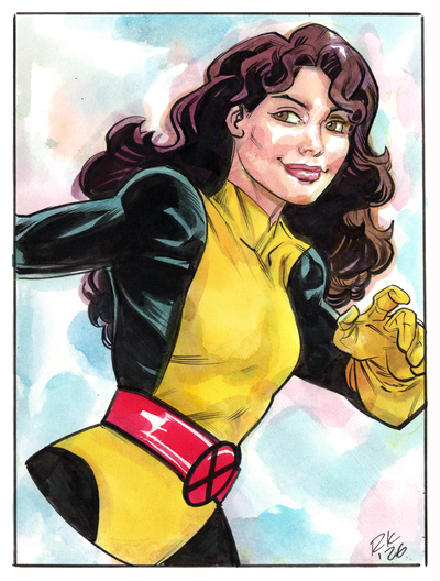 Kitty Pryde Original Color Sketch