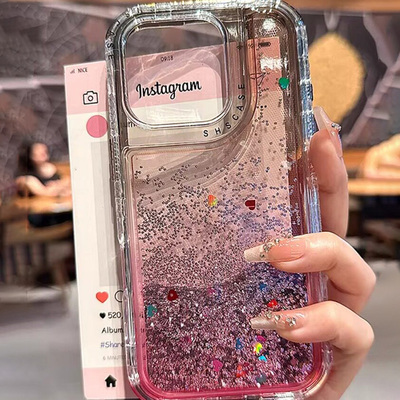 Glitter Liquid Case For iPhone 17 16 15 14 IPS616