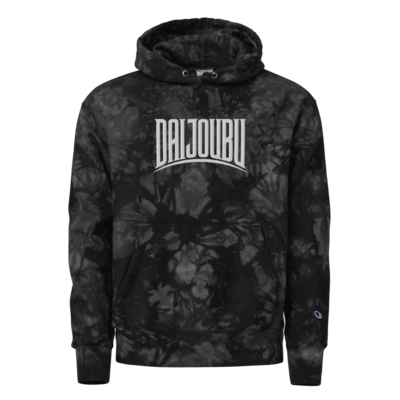 Daijoubu unisex champion tie-dye hoodie