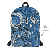 Daijoubu Camo Blue Backpack - Thumbnail 1