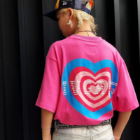 The Powerpuff Girls Love Heart Printed Tee - Thumbnail 3