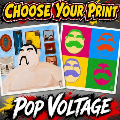 Choose your "pop voltage" print — tuka art studio