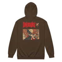 Daijoubu Amaterasu mikami Unisex heavy blend zip hoodie - Thumbnail 5