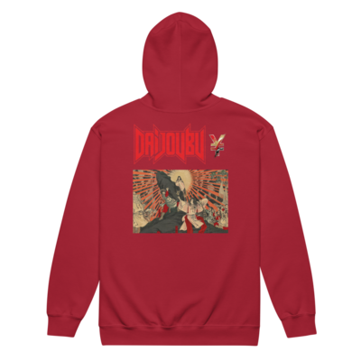 Daijoubu amaterasu mikami unisex heavy blend zip hoodie