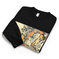 Daijoubu Ame-no-Uzume Dancing Unisex relax crew neck sweatshirt - Thumbnail 4