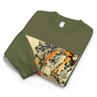Daijoubu Ame-no-Uzume Dancing Unisex relax crew neck sweatshirt - Thumbnail 9