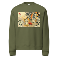 Daijoubu Ame-no-Uzume Dancing Unisex relax crew neck sweatshirt - Thumbnail 5