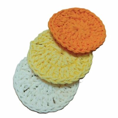 Crochet Make up disks Bundle of 3