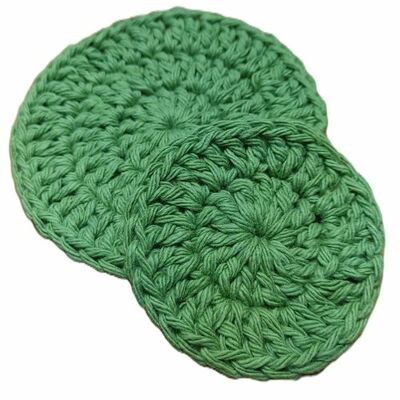 Crochet face scrubs