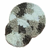 Crochet Face Scrubs – Reusable Cotton Facial Rounds Mini set - Thumbnail 6