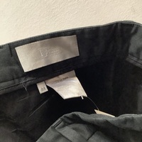 Dior Homme black cotton pants  - Thumbnail 2