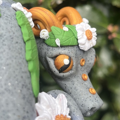 Daisy the flower crown dragon