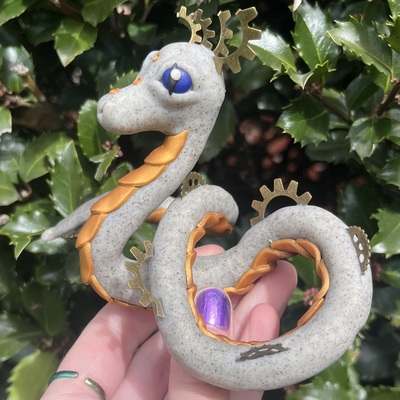 Rosalind the steampunk merdragon