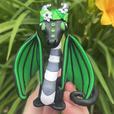 Radioactive flower crown dragon