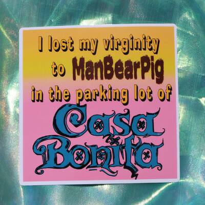 Casa b v-card sticker