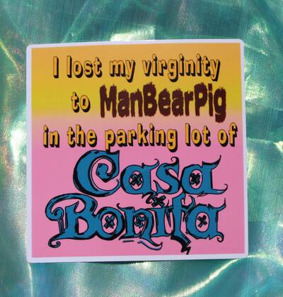 Casa B V-Card Sticker