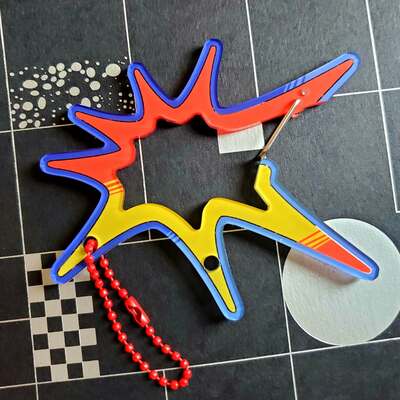Starburst Acrylic Carabiner