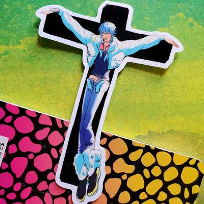 Yaoi jesus 4” sticker