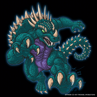 Trendmasters anguirus sticker