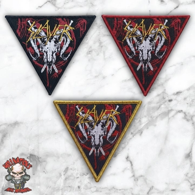 Slayer triangle woven patches