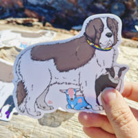 "Protect the Flock" Vinyl Sticker - Thumbnail 1