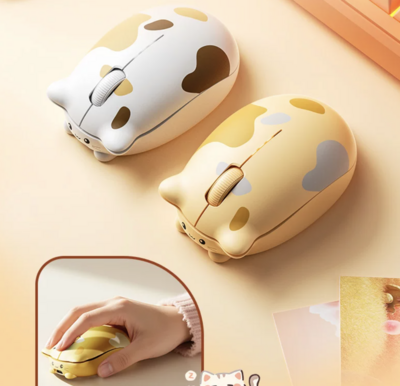 Inphic Kalo Cute Cat Dual-Mode Wireless Mouse