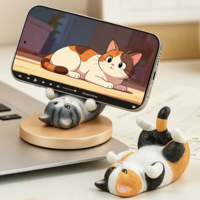Lazy cat smartphone stand - Thumbnail 4