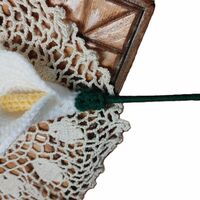 Crochet Calla Lily stem - Thumbnail 2