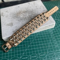 To-Patina Staggered British Stud Cuff - Thumbnail 1
