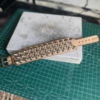 To-Patina Staggered British Stud Cuff - Thumbnail 6