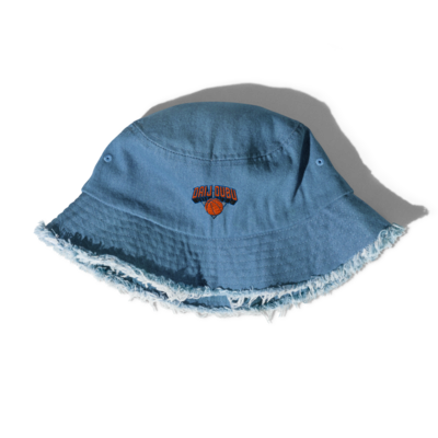 Daijoubu knicks distressed denim bucket hat