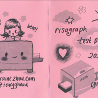 Risograph Test Print Zine - Thumbnail 2