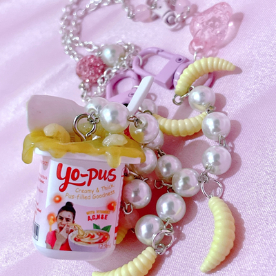 Yo-pus bag charm & necklace