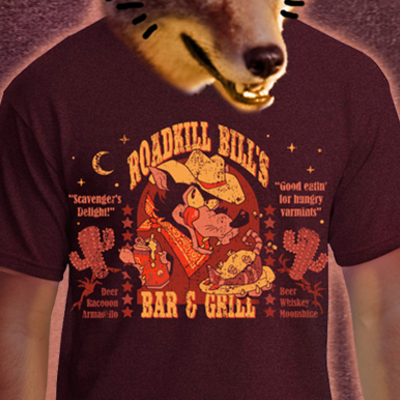 Roadkill bill's bar & grill t-shirt
