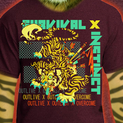 Survival x tiger t-shirt