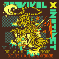 SURVIVAL X TIGER T-shirt - Thumbnail 3