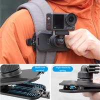 Magnetic Backpack Shoulder Clip For DJI Action 6 5 4 IPS601 - Thumbnail 3