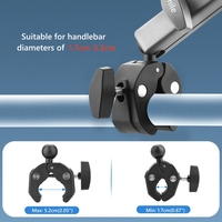 Bicycle Handlebar Clip For DJI Action 6 5 4 SG908 - Thumbnail 4