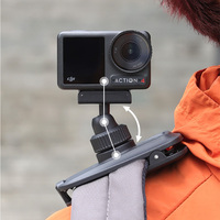 Magnetic Backpack Shoulder Clip For DJI Action 6 5 4 IPS601 - Thumbnail 5