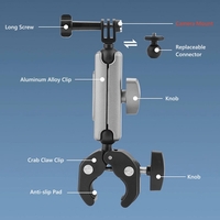 Bicycle Handlebar Clip For DJI Action 6 5 4 SG908 - Thumbnail 5
