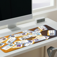 Badges Desk Mat - Thumbnail 1