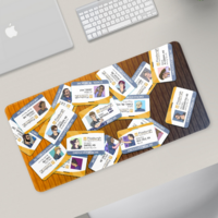 Badges Desk Mat - Thumbnail 2