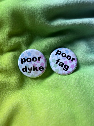 Poor f* g poor d*ke buttons