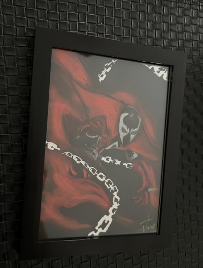 Mirror Hellspawn (original art on mirror)